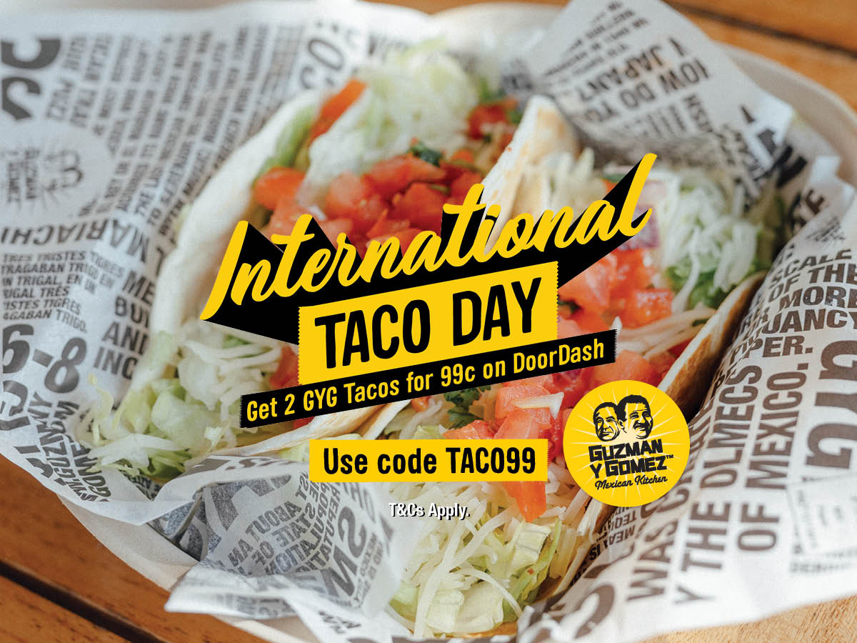 Celebrate National Taco Day 2023! Guzman y Gomez