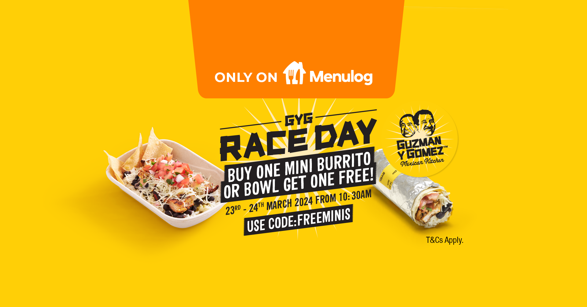 Buy One Get One Free Mini Bowls & Burritos! - GYG Mexican Kitchen